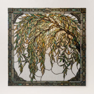 Stained Glass Weeping Willow Grace & Peace Puzzle