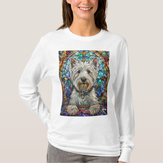 Stained Glass Westie T-Shirt