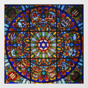 STAINED GLASS WINDOW CLING RELIGIOUS