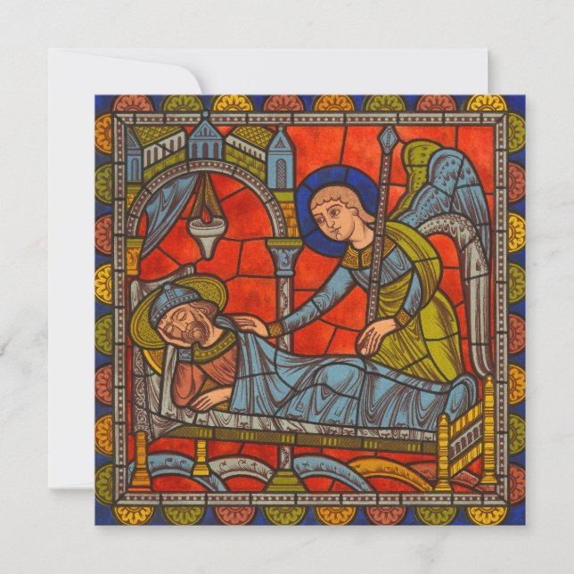Stained Glass Window from Chartres Cathedral Invitation (Front)