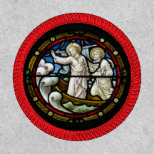 Stained Glass Window Illustrated Religious Church