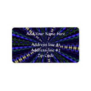 Stained Glass Window Kaleidoscope 17 Label