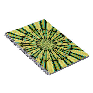 Stained Glass Window Kaleidoscope 20 Notebook