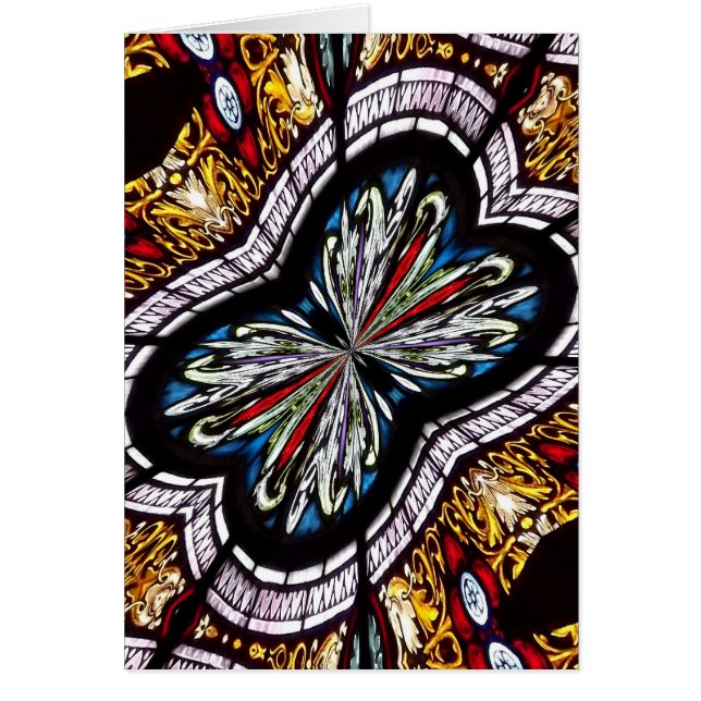 Stained Glass Window Kaleidoscope 22 (Front)
