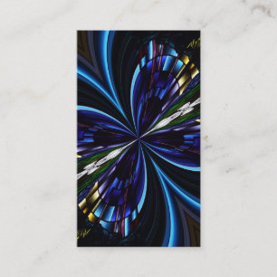 Stained Glass Window Kaleidoscope 9 Business Card
