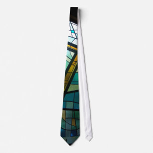 Stained Glass Window Men's Neck Tie Dress Tie