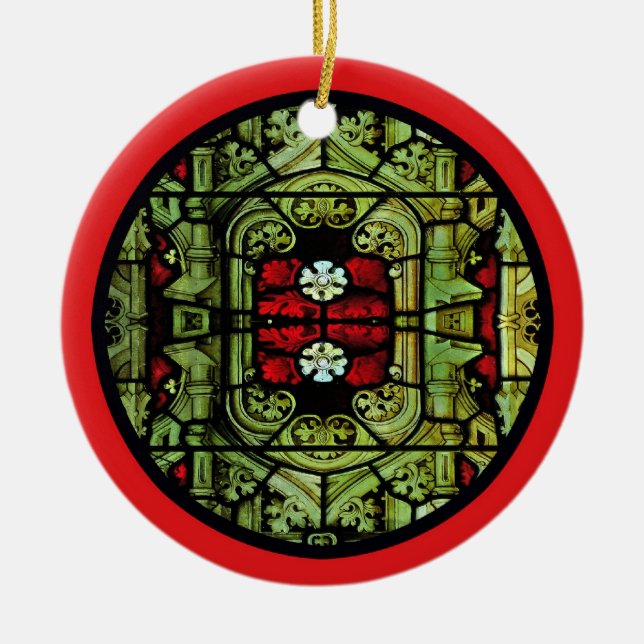 Stained Glass Window Ornament (Front)