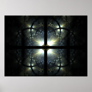 Stained Glass Window Poster