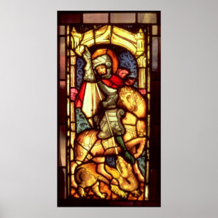 Stained Glass Window Poster