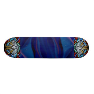 Stained Glass Window Skateboard
