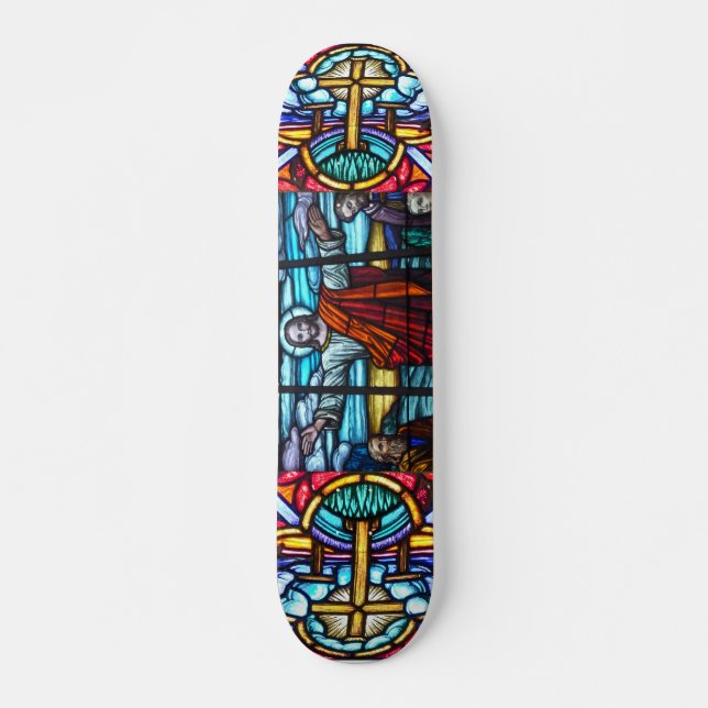 Stained Glass Window Skateboard (Front)