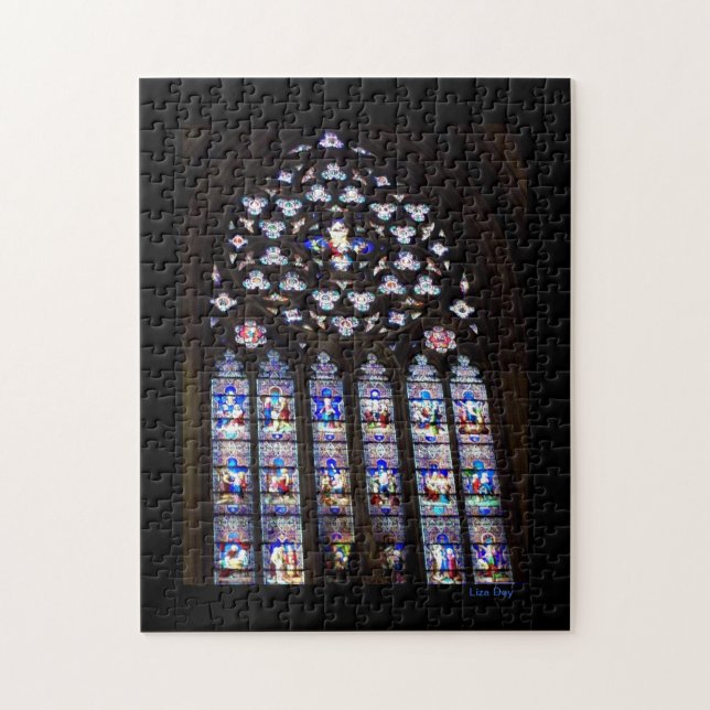 'Stained Glass Windows' Jigsaw Puzzle (Vertical)