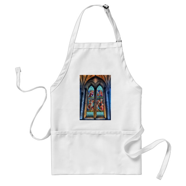 Stained Glass Windows, Salisbury Cathedral, UK Standard Apron (Front)