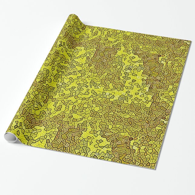Stained Glass Wrapping Paper (Unrolled)
