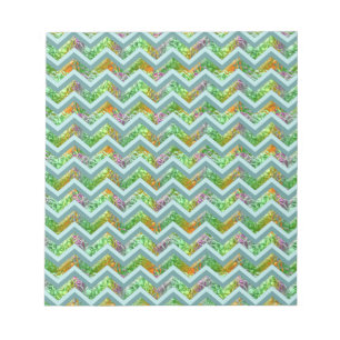 Stained Glass ZigZag Notepad