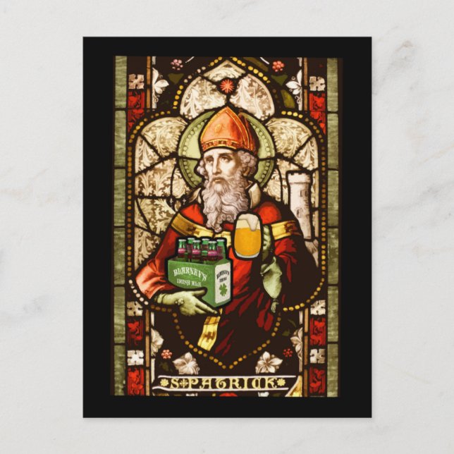Stained Patrick Postcard (Front)