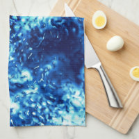 Stained showy blue looks like frosted glass