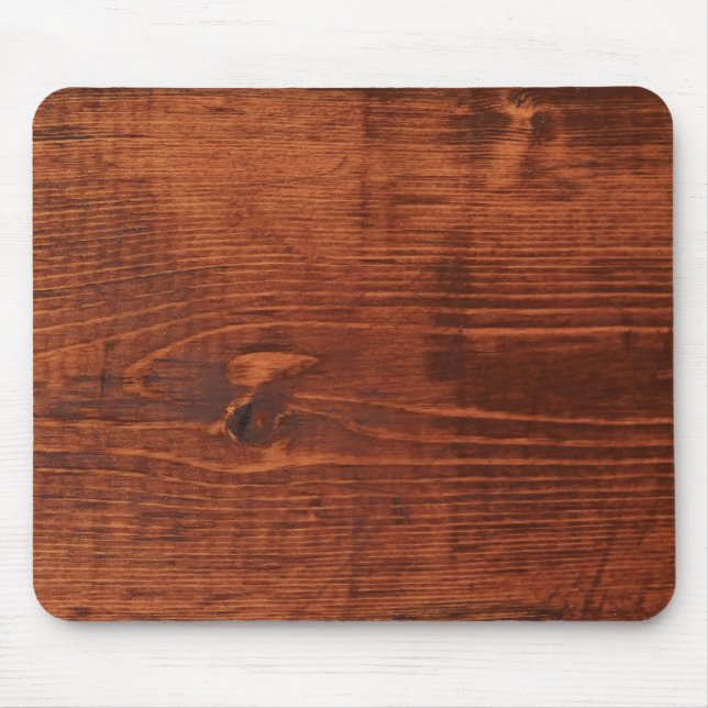Stained Wood Look Mousepad (Front)