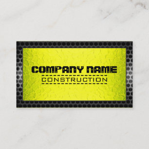 Stainless Metal Modern Steel Border #3 Business Card