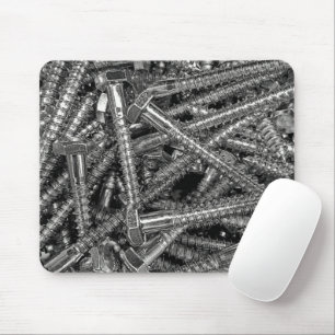 Stainless Steel Bolts Mouse Pad