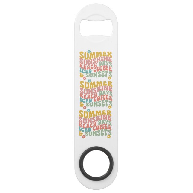 Stainless Steel Bottle Opener (Front)