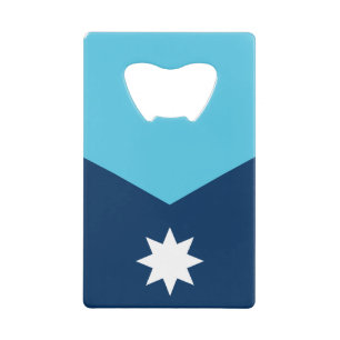 Stainless Steel Bottle Opener flag of Minnesota