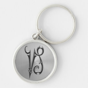 Stainless Steel Capricorn Symbol Key Ring