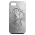 Stainless Steel Effect Dragon Graphic
