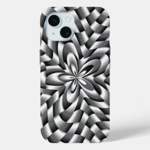 Stainless Steel Flower Weave iPhone 15 Case