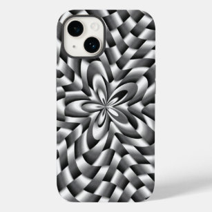 Stainless Steel Flower Weave Case-Mate iPhone 14 Case