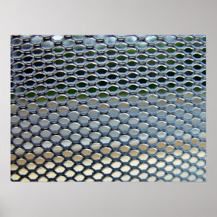 Stainless steel grille poster
