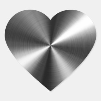 Stainless Steel Heart Sticker