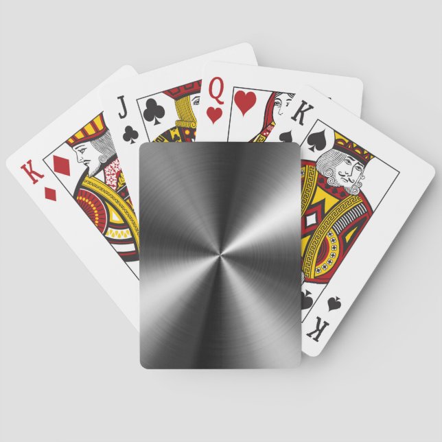Stainless Steel Image Playing Cards (Back)