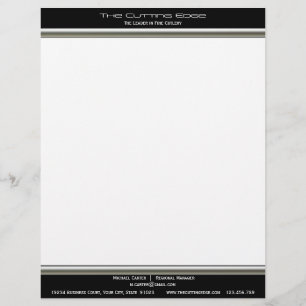 Stainless Steel Letterhead Design