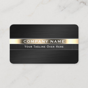 Stainless steel metal grey gold  business card