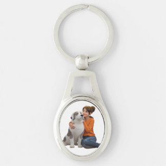 Stainless Steel Metal Keychain for Keys & Bags