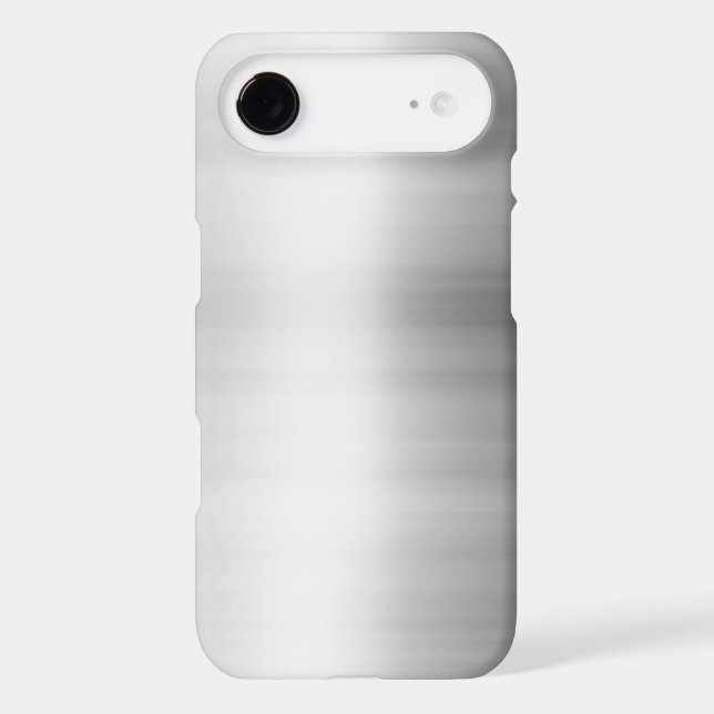 Stainless Steel Metal Look Case-Mate iPhone Case (Back)