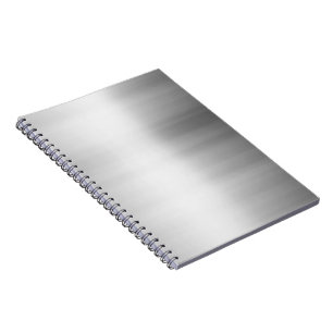 Stainless Steel Metal Look Notebook