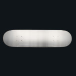 Stainless Steel Metal Look Skateboard<br><div class="desc">Brushed metal background texture (faux - product is not made out of actual metal)

Customise this great product with your own scannable QR bar code text,  monogram,  logo,  company slogan,  or personal message! (click the orange "Customise it!" button above)</div>