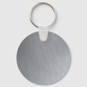Stainless steel texture with lighting highlights key ring
