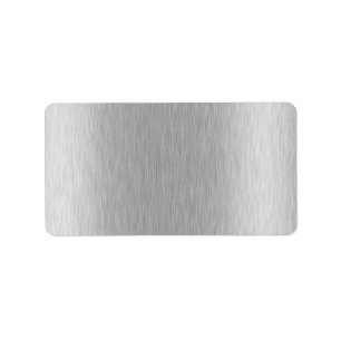 Stainless Steel Textured Label