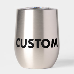 Stainless Steel Thermal Custom Wine Tumbler Blank