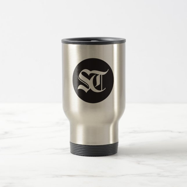 Stainless Steel Travel Mug (Center)