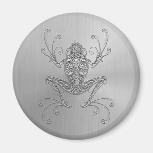 Stainless Steel Tree Frog Magnet