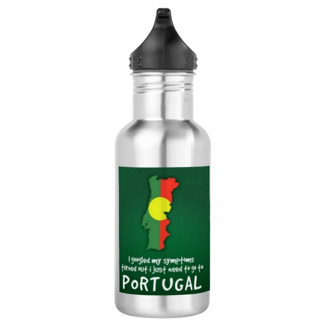 Stainless Steel Water Bottle - Go To Portugal (Right)