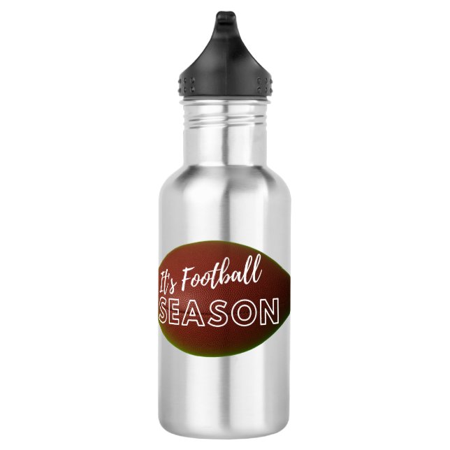 Stainless Steel Water Bottle It's Football Season (Right)