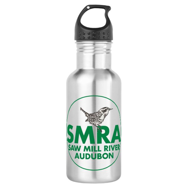 Stainless Steel Water Bottle with SMRA logo (Front)