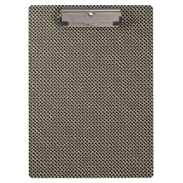 Stainless Steel Wire Mesh Pattern Clipboard (Front)