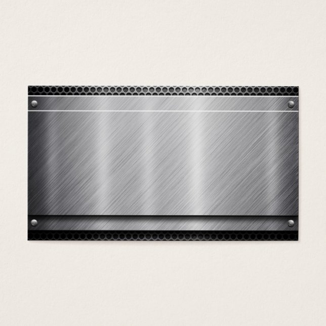 Stainless Steel with Mesh "blank" (Front)