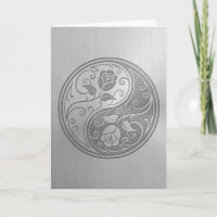 Stainless Steel Yin Yang Roses